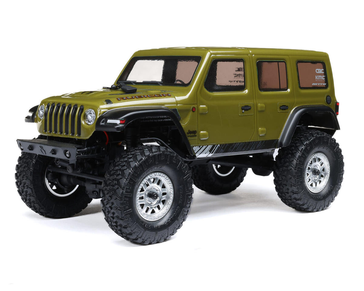 Axial SCX24 Jeep Wrangler JLU 4WD RTR Scale Mini Crawler (Green) AXI00002V3T4