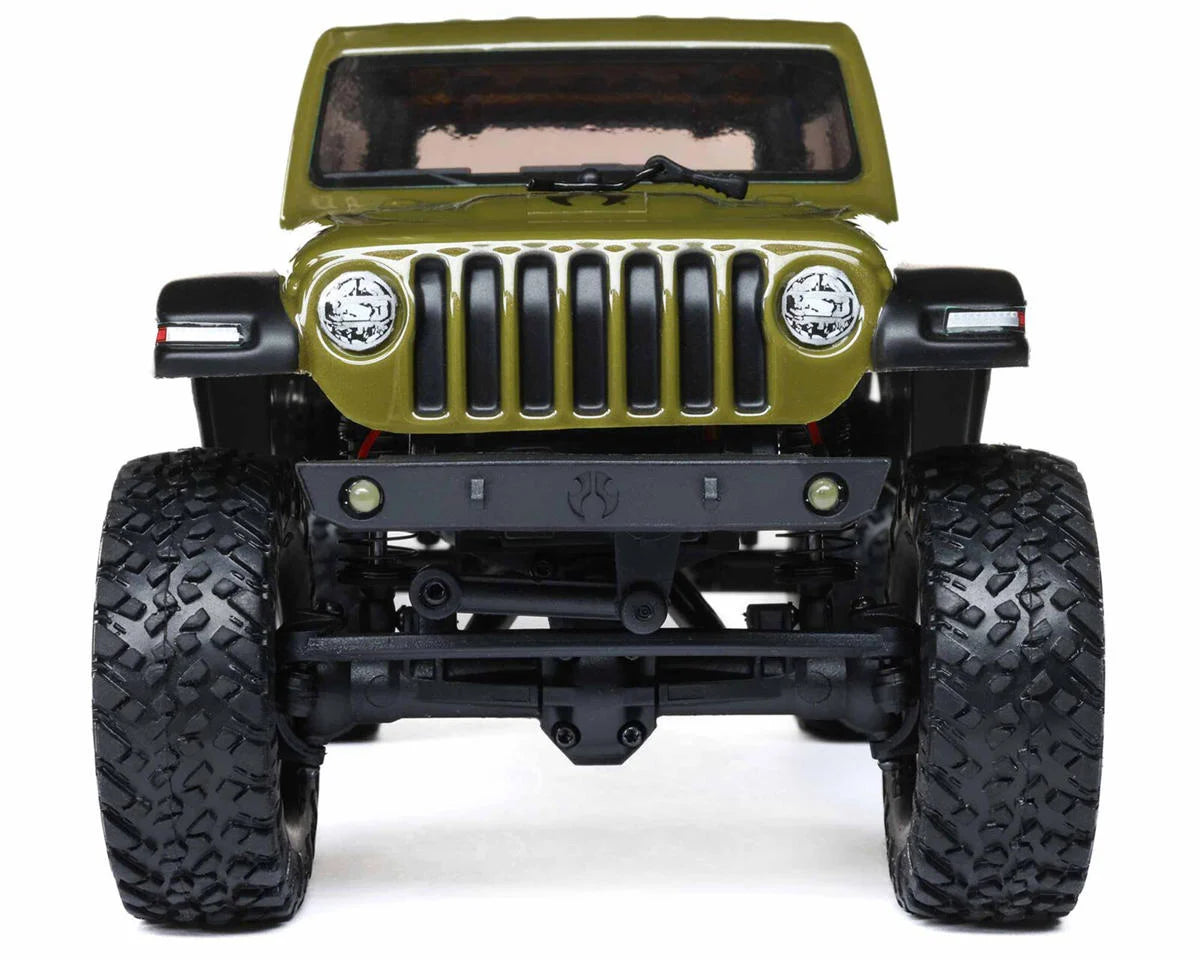 Axial SCX24 Jeep Wrangler JLU 4WD RTR Scale Mini Crawler (Green) AXI00002V3T4