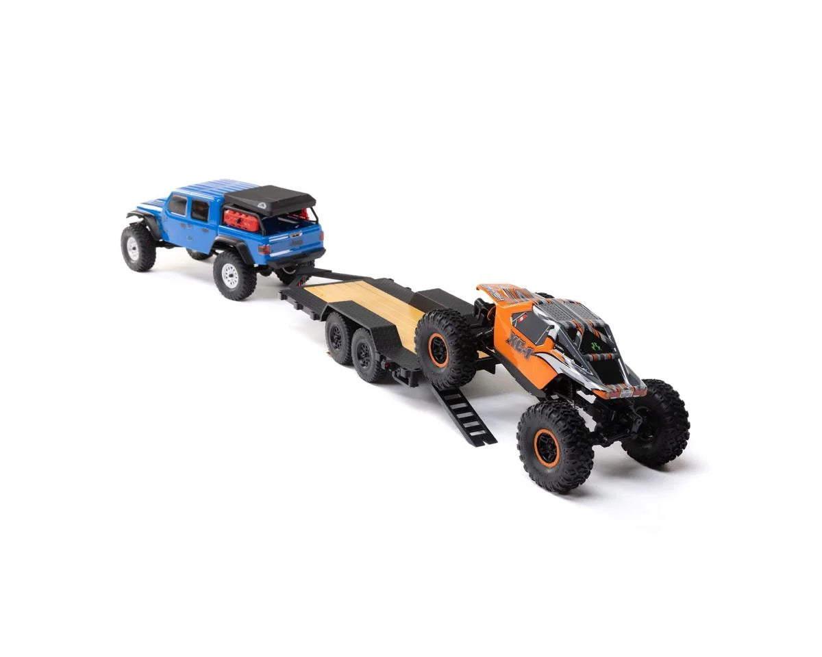 Axial SCX24 Flat Bed Mini Vehicle Trailer w/LED Taillights AXI00009