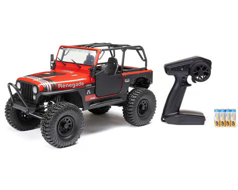 Axial SCX10 III Jeep CJ-7 V2 1/10 RTR 4WD Brushed Rock Crawler (Red) AXI03008V2T1
