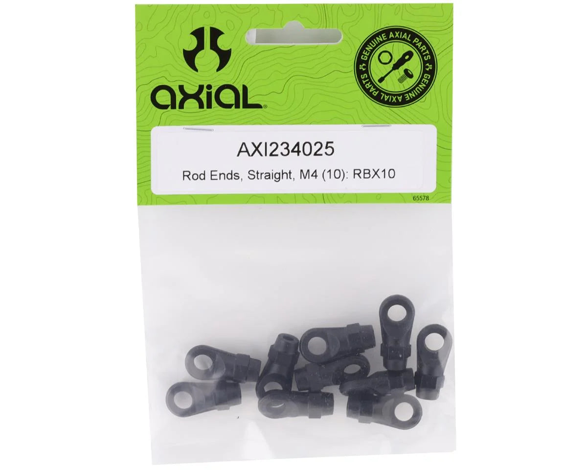Axial RBX10 Ryft, M4 Straight Rod Ends (10) AXI234025