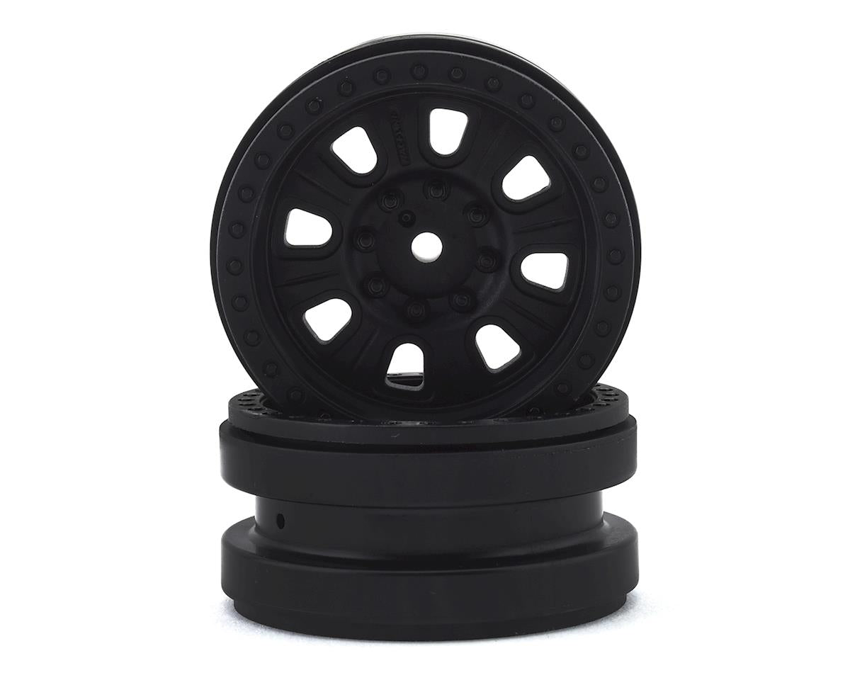 Axial  Capra, 1.9" Raceline Monster Beadlock Wheels (2) (Black) AXI43004
