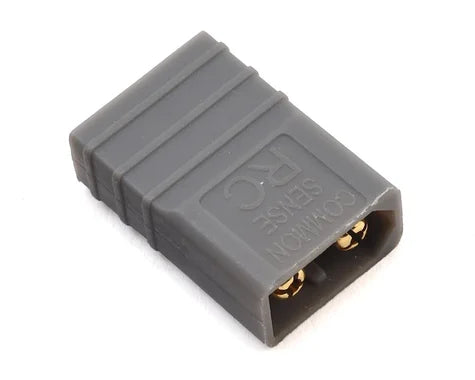 Common Sense RC One Piece Adapter Plug (XT60 Male to Traxxas Female) (1) CSDTFXM