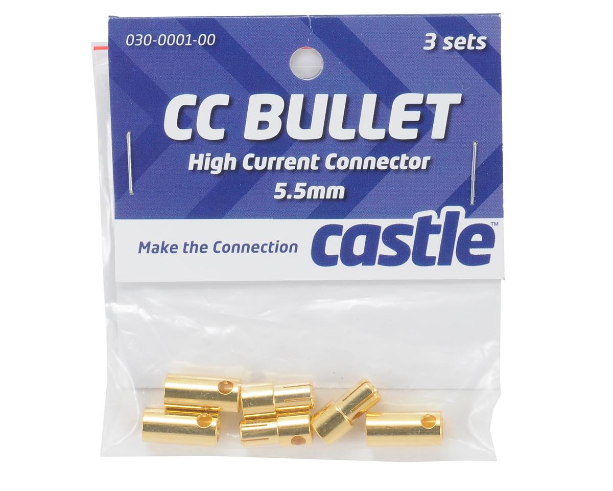 Castle Creations 5.5mm High Current Bullet Connector Set 095-0008-00