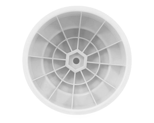 DE Racing 12mm Hex "Borrego" Short Course Wheels w/3mm Offset (White) (4) (SC5M) DER-BS4-AW