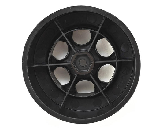 DE Racing 12mm Hex "Trinidad" Short Course Wheels (Black) (4) (SC6/Slash/Blitz) DER-TS4-RB