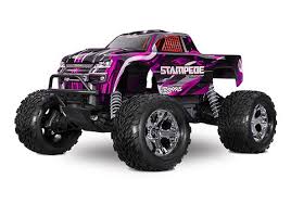 Traxxas Stampede BL-2s HD RTR 1/10 2WD Brushless Monster Truck 36354-4 PINK