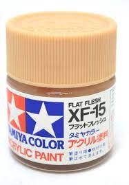 Tamiya XF-15 Flat Flesh Acrylic Paint (23ml) TAM81315