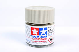 Tamiya XF-55 Flat Deck Tan Acrylic Paint (23ml) TAM81355