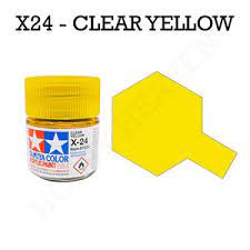 Tamiya X-24 Clear Yellow Acrylic Paint (10ml) 81524