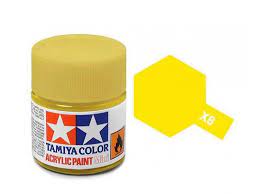 Tamiya X-8 Lemon Yellow Acrylic Paint (10ml) 81508