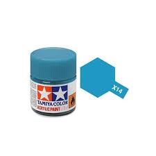 Tamiya X-14 Sky Blue Acrylic Paint (10ml) 81514