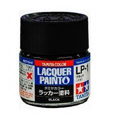 Tamiya LP-1 Black Lacquer Paint (10ml) TAM82101