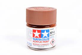 Tamiya XF-6 Flat Copper Acrylic Paint (23ml) TAM81306