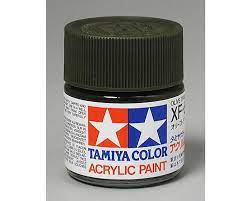 Tamiya XF-62 Flat Olive Drab Acrylic Paint (23ml) TAM81362