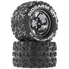 Sidearm MT 2.8 Mounted Tires, Chrome 14mm Hex(2) DTXC5255