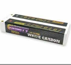 Trinity 8200mah 150C White Carbon 7.4v Stick Lipo Battery TEP2323