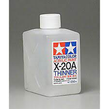 Tamiya X-20A Acrylic/Poly Paint Thinner (250ml) 81040