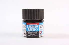 Tamiya LP-40 Metallic Black Lacquer Paint (10ml) 82140