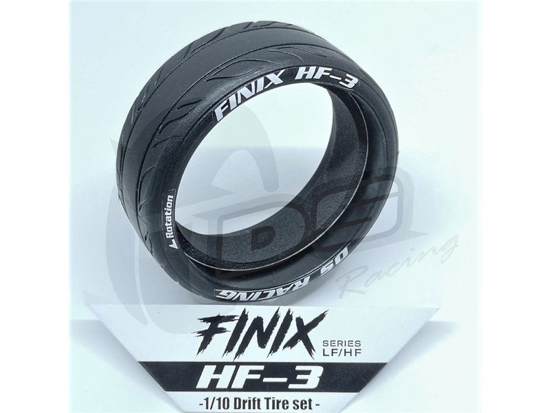 DS Racing Finix Friction HF Treaded Drift Tires (4) (HF-3) DSC-HF-3SE