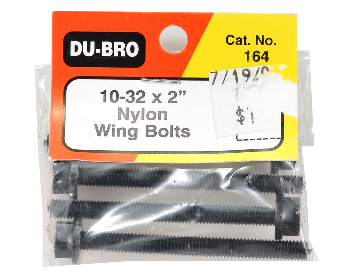 DuBro 10-32x2" Nylon Wing Bolts (4) 164