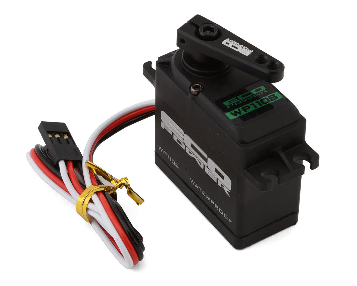 EcoPower WP110S Waterproof High Speed Metal Gear Servo for 1/10 2wd Traxxas™, ARRMA™, Losi™ & other vehicles  ECP-110S