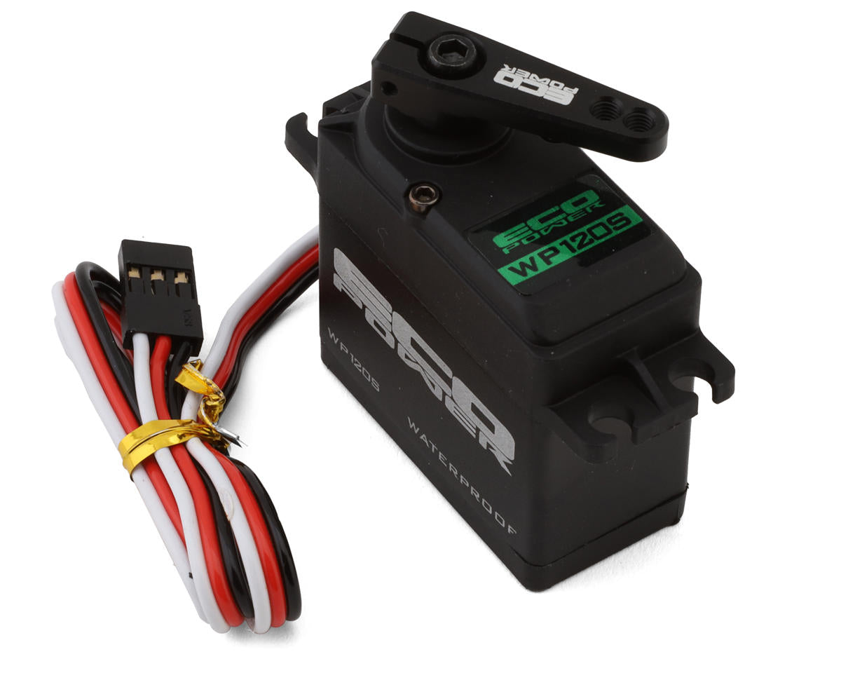 EcoPower WP120S Waterproof High Speed Metal Gear Servo for 1/10 4wd Traxxas™, ARRMA™, Axial™, Losi™ & others ECP-120S