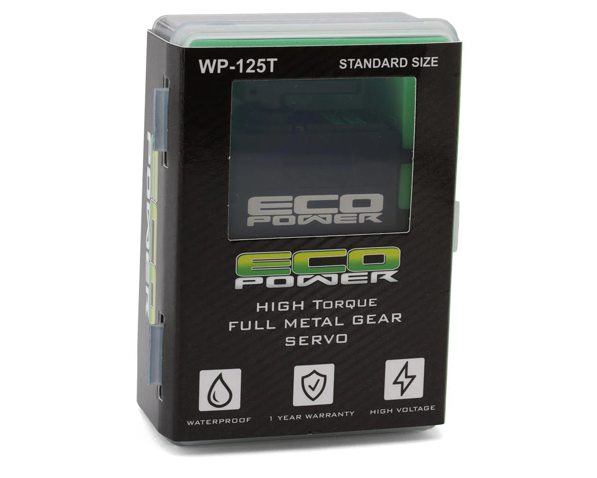 EcoPower WP125T Waterproof High Torque Metal Gear Digital Servo (HV) ECP-125T