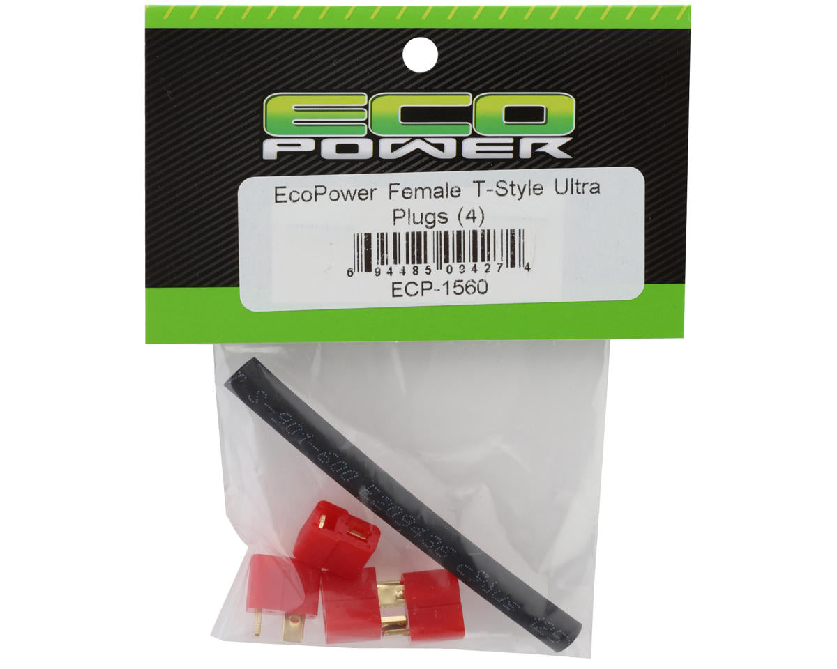 EcoPower T-Style Ultra Plugs (Female) (4) ECP-1560