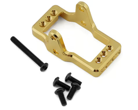 EcoPower CNC-Machined Brass Servo Mount for Traxxas™ TRX-4M (Gold) (8g) ECP-3073