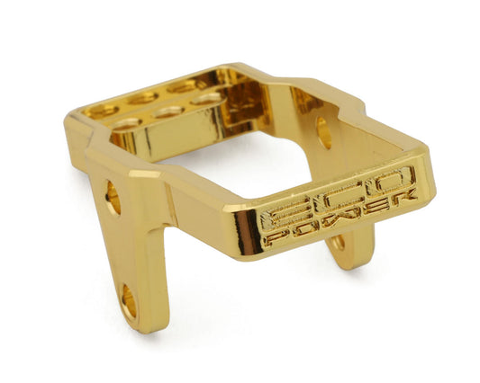 EcoPower CNC-Machined Brass Servo Mount for Traxxas™ TRX-4M (Gold) (8g) ECP-3073