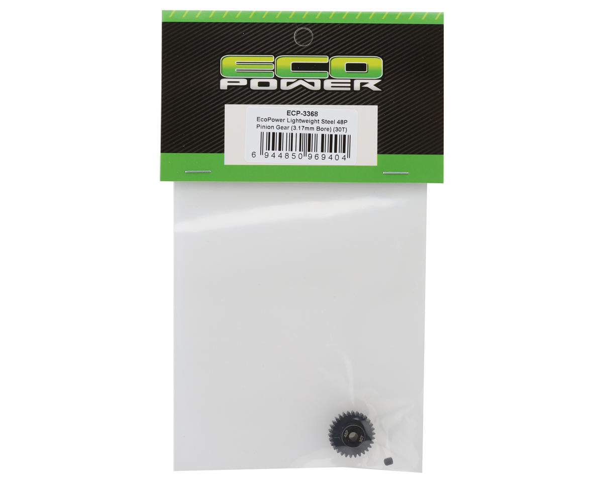 EcoPower Lightweight Steel 48P Pinion Gear (3.17mm Bore) (30T) ECP-3368