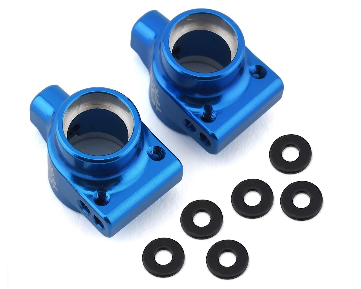 Exotek DR10 Aluminum Rear Hubs (Blue) (2) 1956