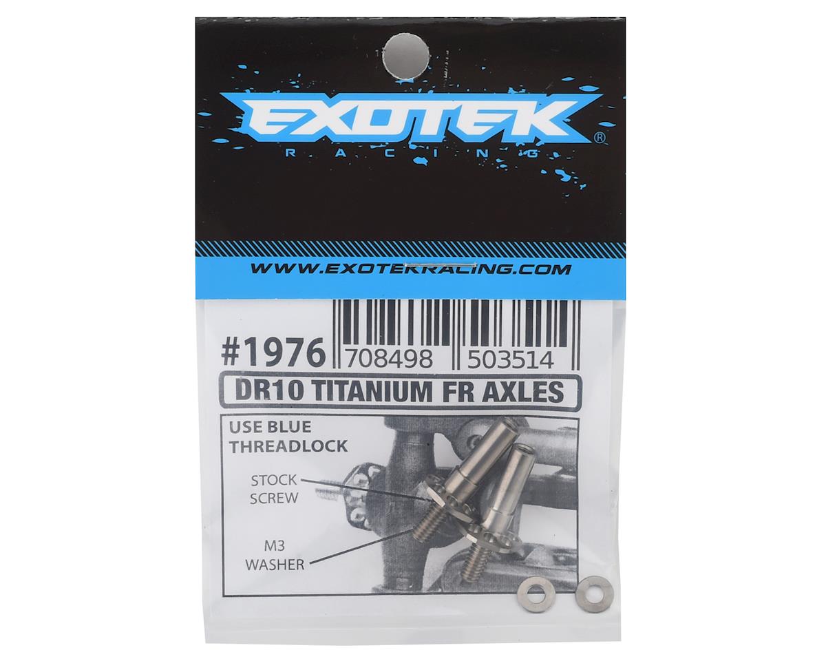 Exotek DR10 Titanium Front Axles (2) 1976