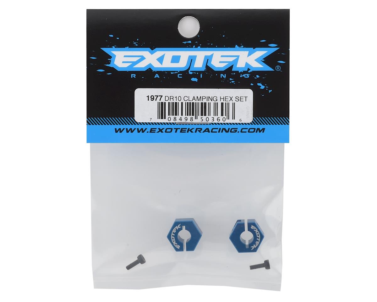 Exotek DR10 Aluminum Rear Clamping Hex (2) EXO1977