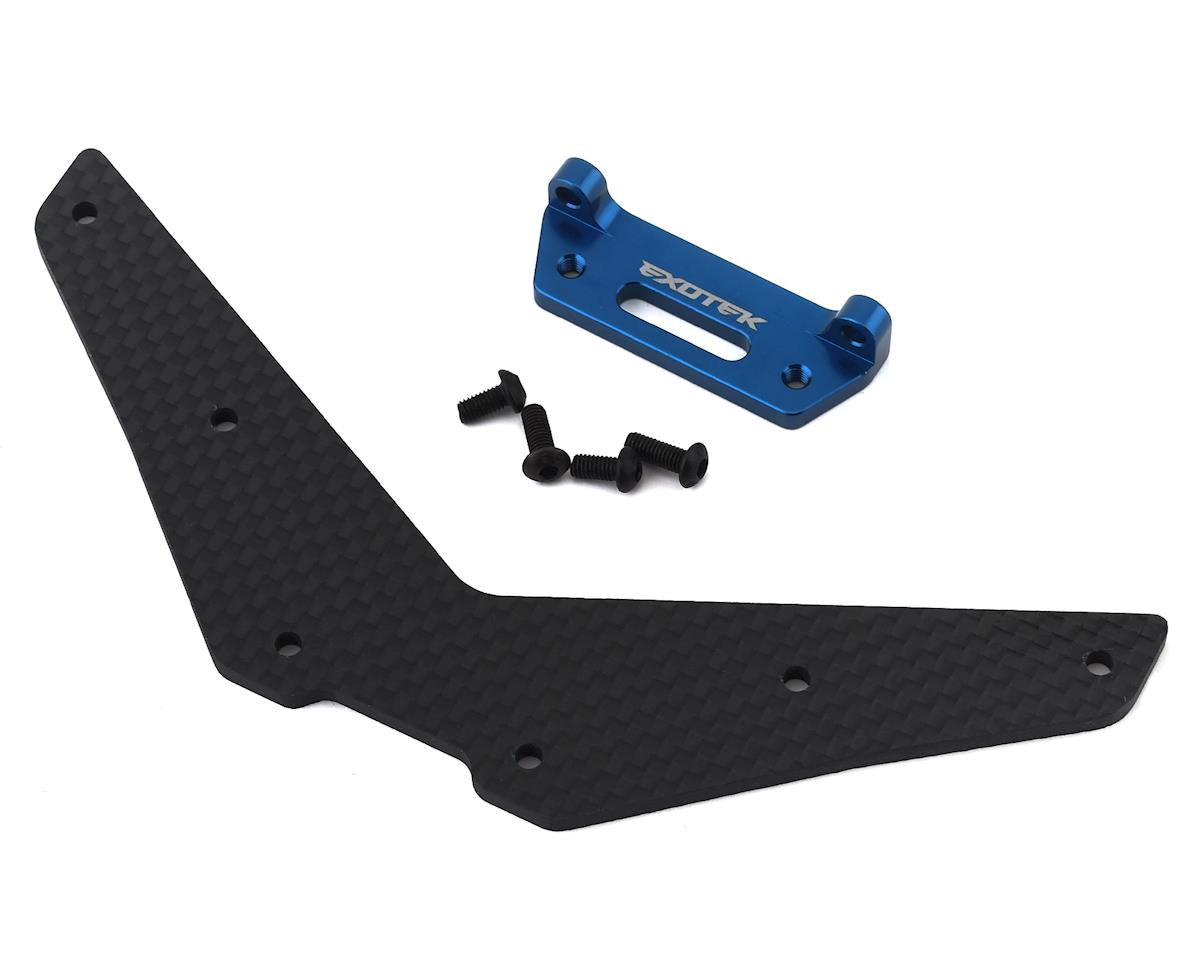 Exotek Traxxas Slash +28mm Carbon Rear Body Mount 1981