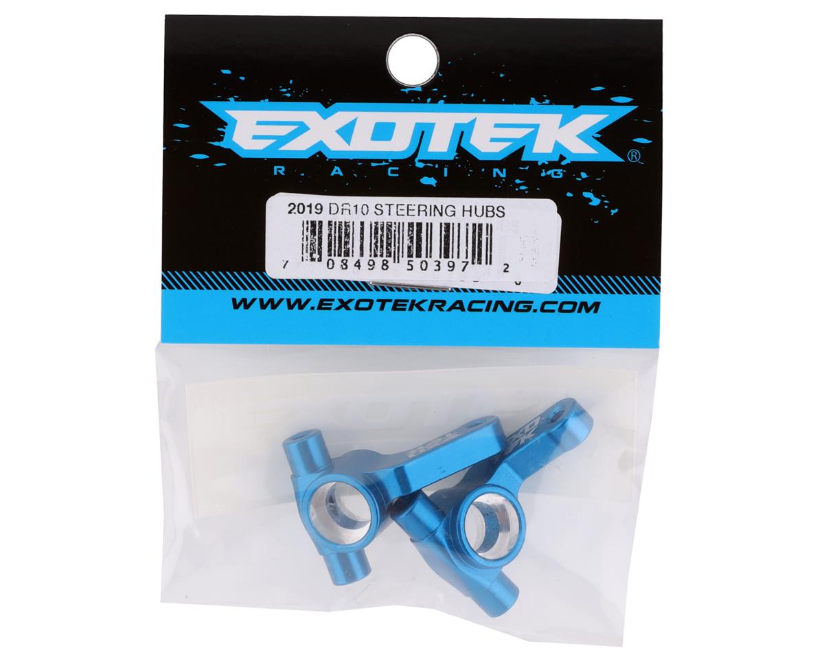 Exotek DR10 Aluminum HD Steering Hubs (Blue) 2019