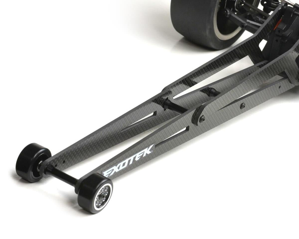 Exotek TLR 22S Losi Drag Carbon Fiber Adjustable Ladder Wheelie Bar Set (Extra Long) EXO2033