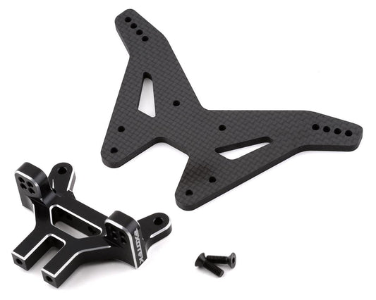 Exotek TLR 22S Drag 4mm Carbon Rear Tower Set (Black) 2056