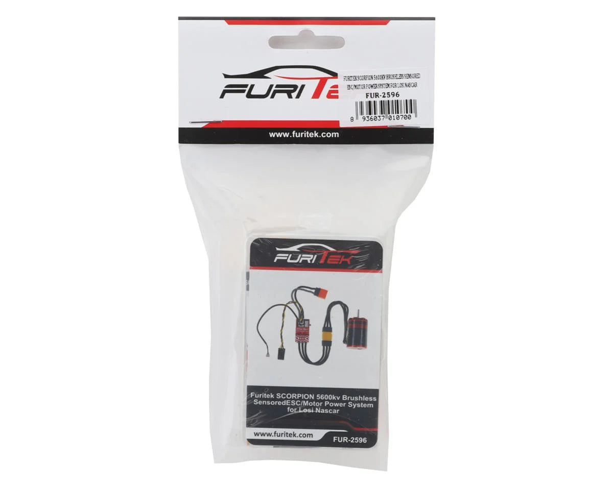 Furitek SCORPION 5600kv Brushless Sensored ESC/Motor Power System for 1/12 Losi NASCAR FUR-2596