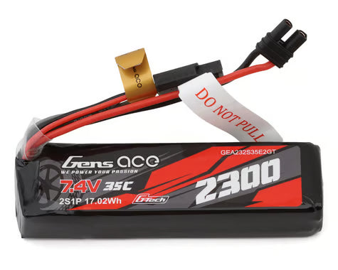 Gens Ace 2S 35C G-Tech Lipo Battery Pack (7.4V/2300mAh) w/iEC2 Connector GEA232S35E2GT