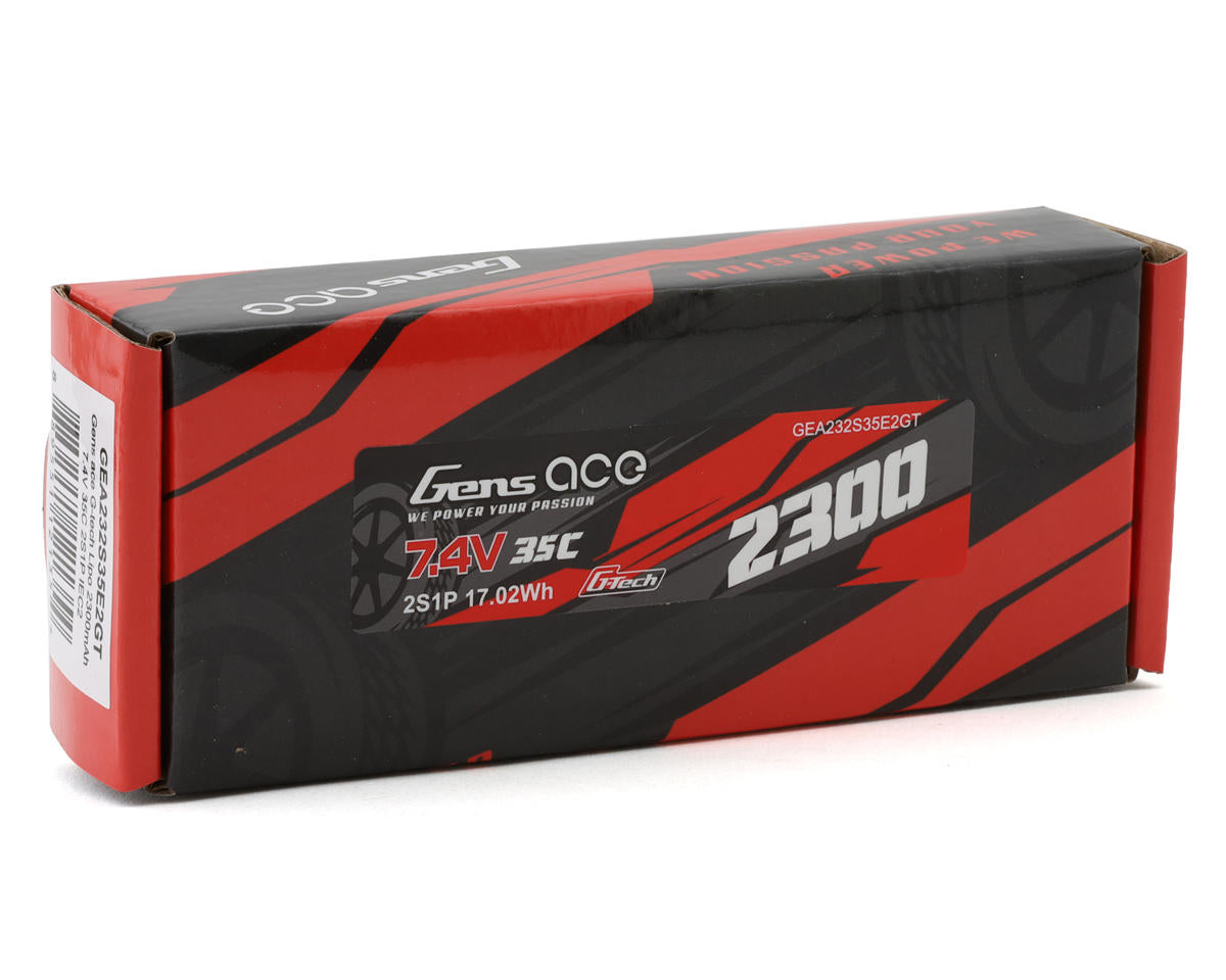 Gens Ace 2S 35C G-Tech Lipo Battery Pack (7.4V/2300mAh) w/iEC2 Connector GEA232S35E2GT