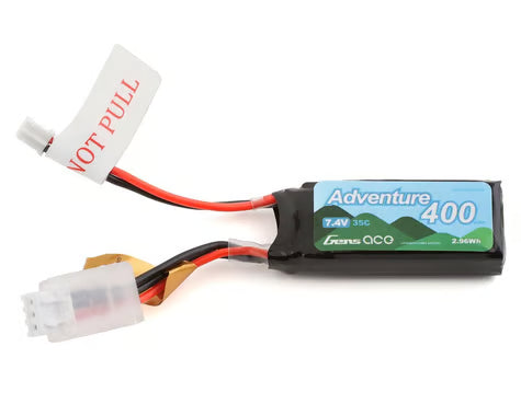 Gens Ace Adventure 2S LiPo Battery 35C (7.4V/400mAh) w/JST-PH2.0 Connector GEA354002SJS
