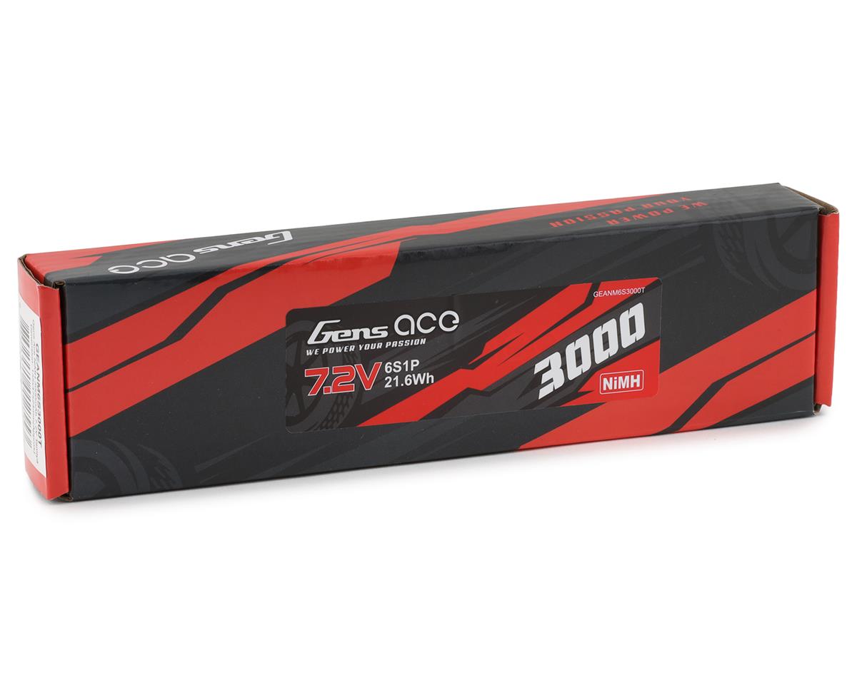 Gens Ace 6-Cell 7.2V NiMh Battery w/Tamiya Connector (3000mAh) GEANM6S3000T