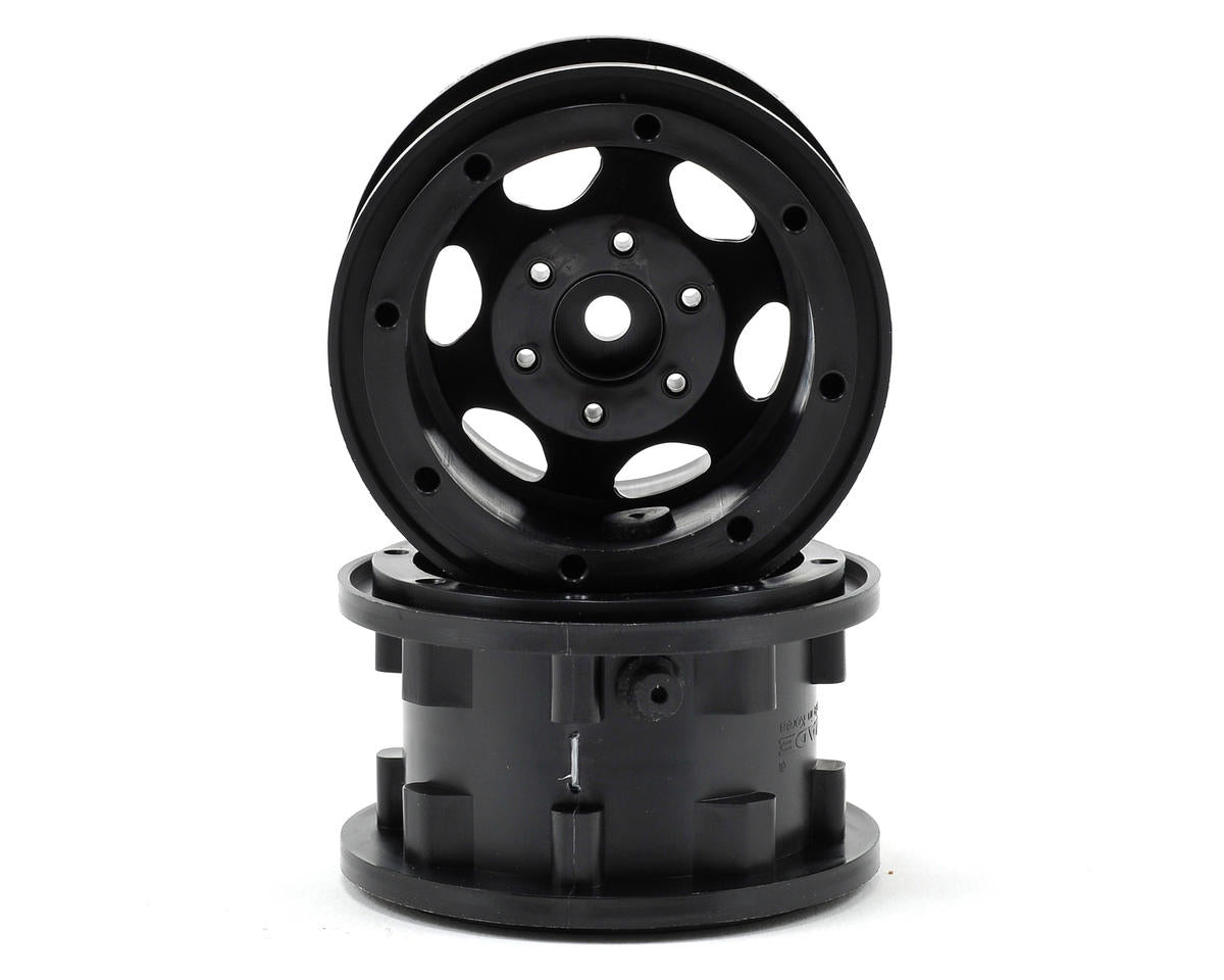 Gmade GT Air System 2.2" Beadlock Rock Crawler Wheels (2) (Black) GM70081