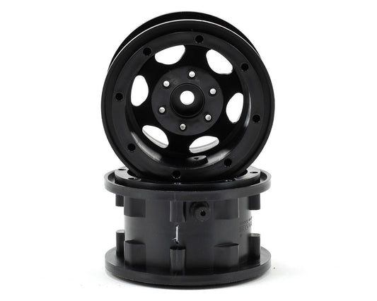 Gmade GT Air System 2.2" Beadlock Rock Crawler Wheels (2) (Black) GM70081