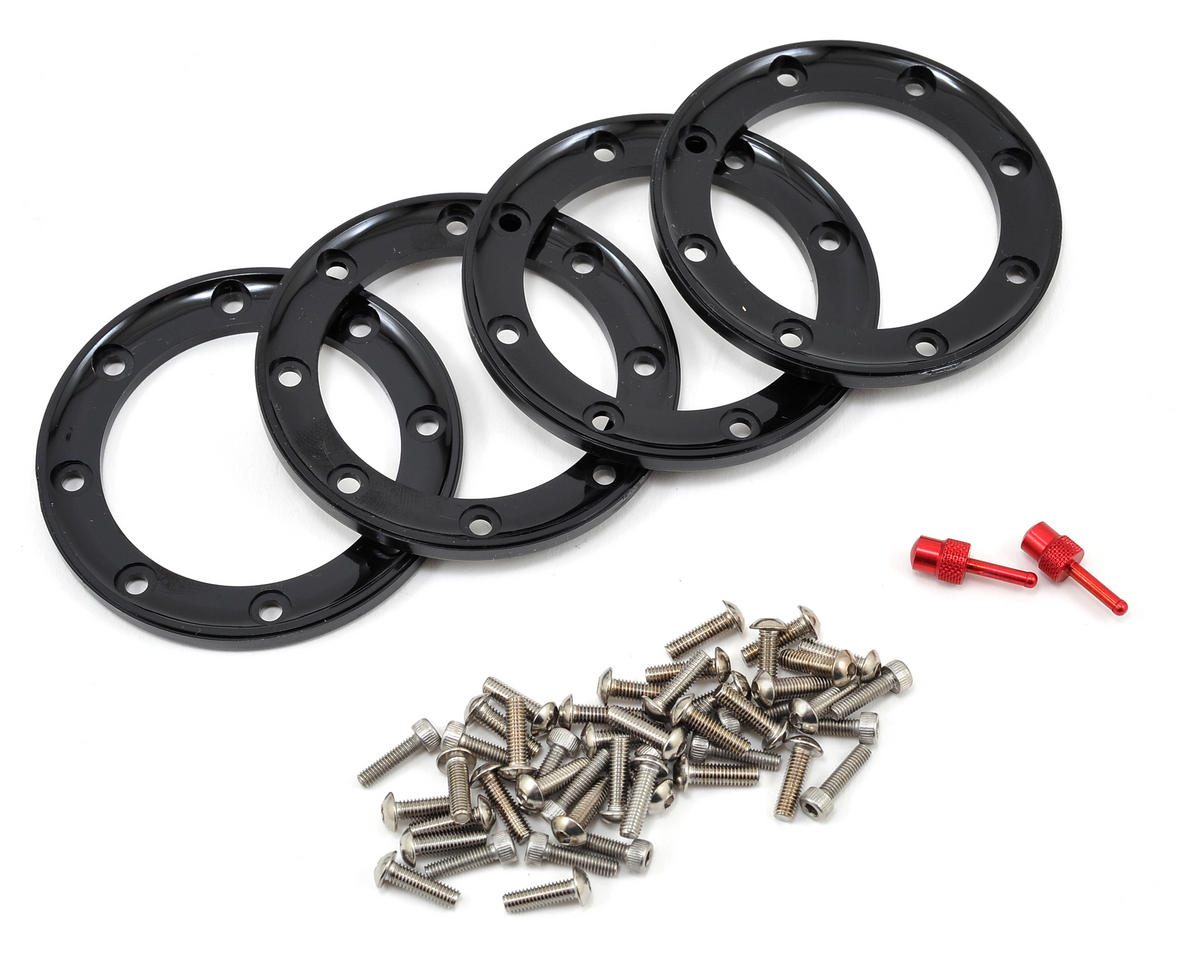 Gmade GT Air System 2.2" Beadlock Rock Crawler Wheels (2) (Black) GM70081