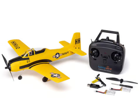 HobbyZone T-28 Trojan Micro RTF Basic Electric Airplane (450mm) HBZ-1228