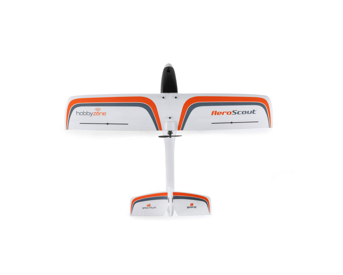 HobbyZone AeroScout S 2 1.1m RTF Trainer Electric Airplane (1033mm) w/SAFE & RealFlite HBZ380002