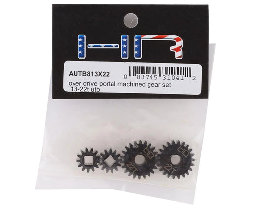 Hot Racing Axial Capra Over Drive Portal Machined Gear Set (13-22T) AUTB813X22